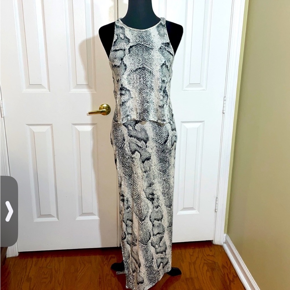 Indah Python Long Sexy Dress, Small - image 1